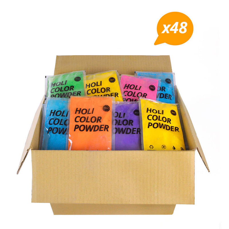 Holi Powder Mixed 48x75g Pack