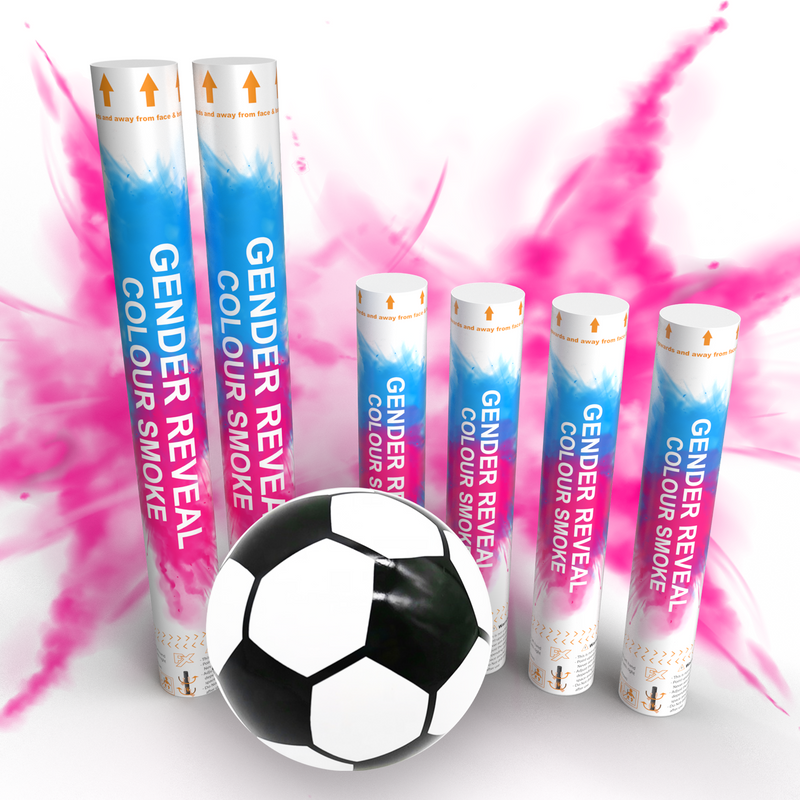Gender Reveal Holi Cannon & Sports Ball Pack