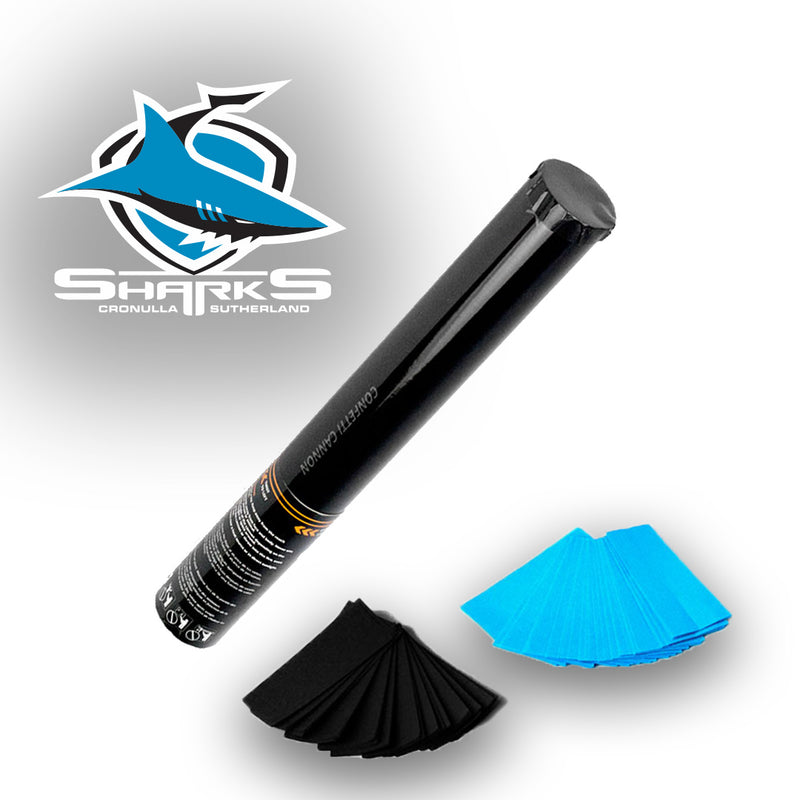 NRL Sharks Confetti and Streamer Cannons