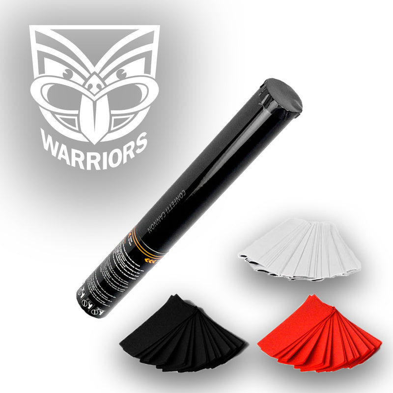 NRL Warriors Confetti and Streamer Cannons